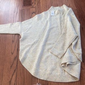 Cream loft Poncho Sweater